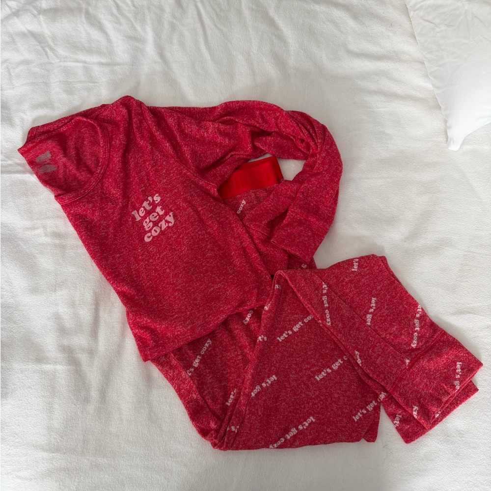 PINK Victoria's Secret Red Pajama Set